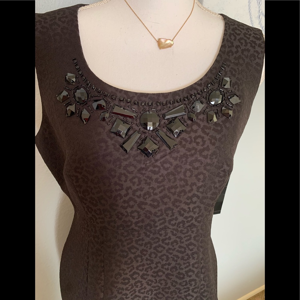 NWT Jones New York Cheetah print dress-10